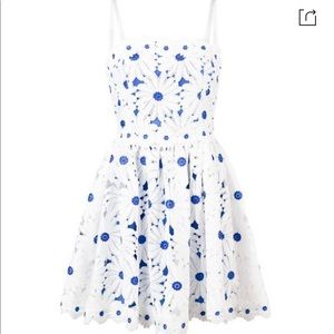 Floral Appliqué Sun Dress Alice and Olivia NWT